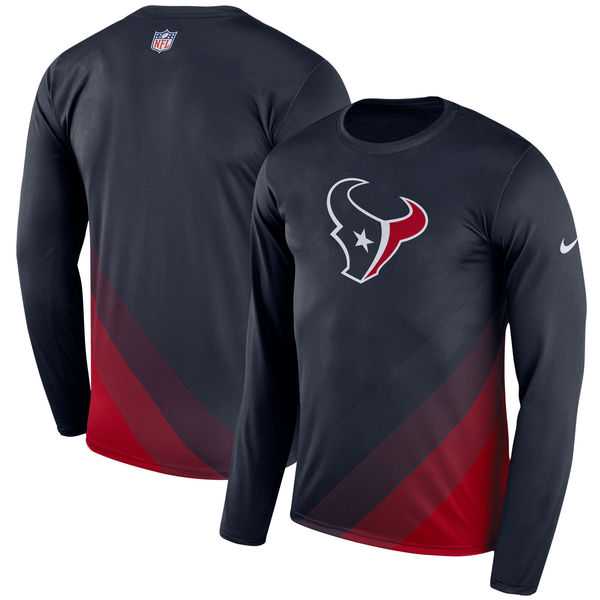 Houston Texans Nike Navy Sideline Legend Prism Performance Long Sleeve T-Shirt,We sell and wholesale Houston Texans Nike Navy Sideline Legend Prism Performance Long Sleeve T-Shirt on line form chian!